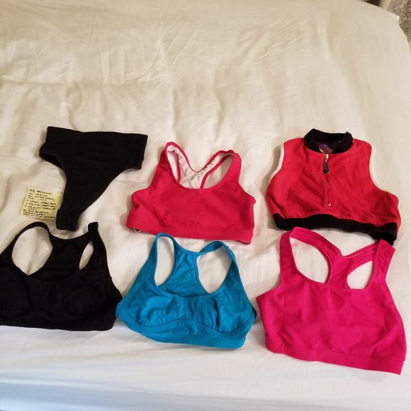 adidas Pants - #958 Lot of Preowned 5 Sports Bras & 1 Thong